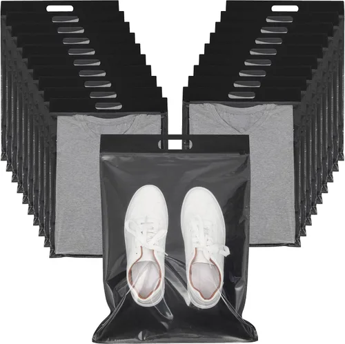 Vista 8 de Paquete de 20 bolsas organizadoras de viaje grandes, bolsas de almacenamiento para maleta, equipaje, ropa, zapatos, accesorios