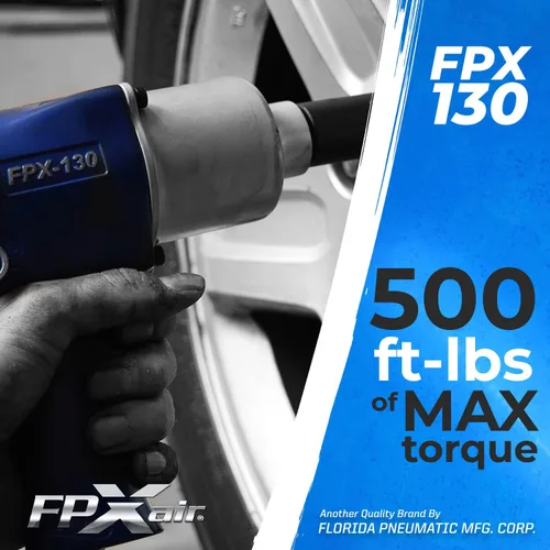 Vista 4 de FPXAIR Llave de impacto de aluminio de 1/2 ": FPX-130, Herramientas eléctricas automotrices para mecánica, herramientas de garaje