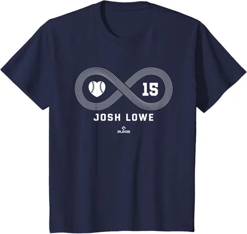 Vista 18 de Camiseta Infinite Love Josh Lowe Tampa Bay MLBPA, Negro