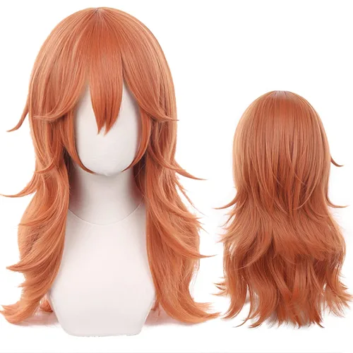Vista 25 de Peluca de cosplay de pelo corto rizado negro para adultos, pelucas de Halloween para mujeres y hombres