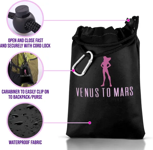 Vista 4 de VENUS TO MARS Dispositivo de micción femenina de silicona – Orinario femenino portátil que te permite orinar de pie – Embudo reutilizable para orina