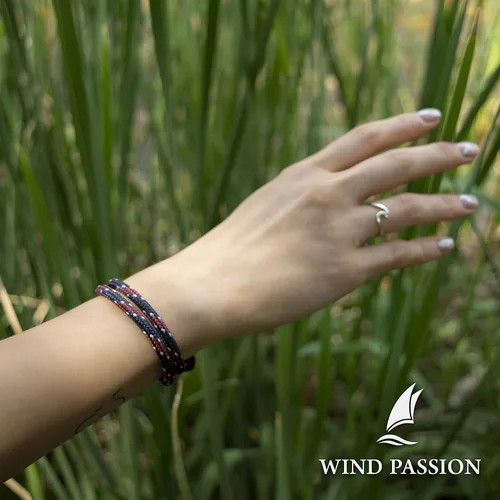 Vista 26 de Wind Passion Pulsera para hombre con cuerda mono con estilo náutico trenzado