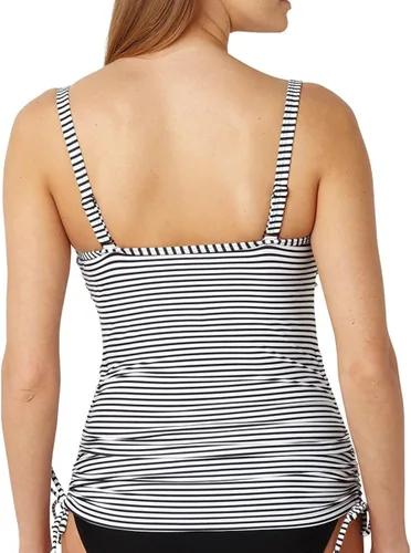 Vista 5 de Panache Swim Anya Stripe - Tankini con tirantes desmontables para mujer