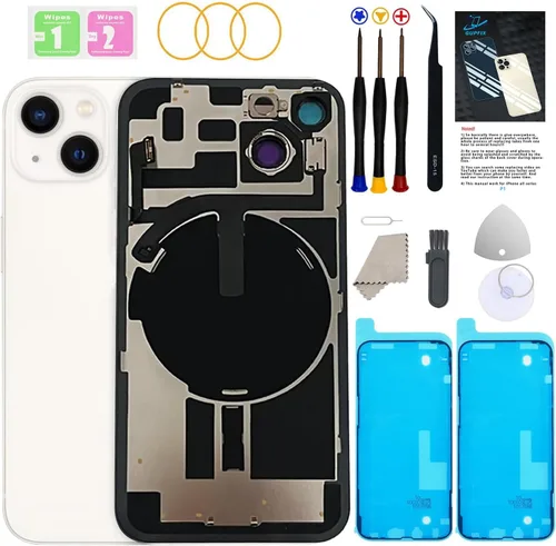 Vista 30 de Reemplazo de cristal trasero para iPhone 15Pro Max con herramientas Repir Big Hole OEM Rear Cover Glass Pre-Installed Internal Parts Easier