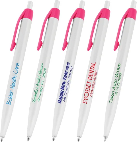 Vista 16 de 50 bolígrafos negros impresos en Estados Unidos, bolígrafo de tinta de escritura personalizado, impreso con tu logotipo y texto