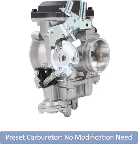Vista 4 de Carburador CV40 para Harley Davidson HD Sportster XL883 XL1200/Softail/Touring/Dyna & FXR/Road King Carb 27421-99 27490-04 27465-04