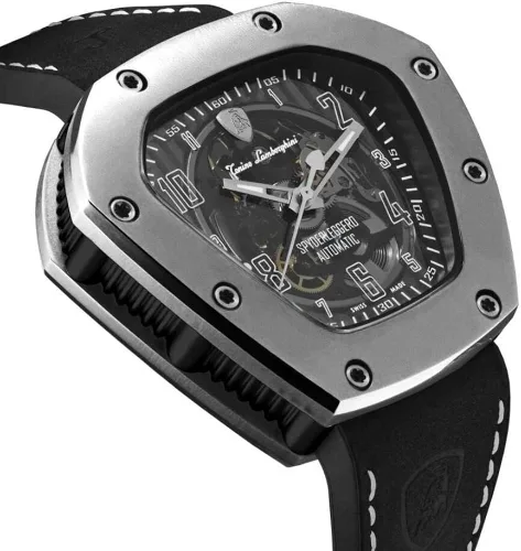 Vista 4 de Tonino Lamborghini TLF-T06-1 - Reloj de pulsera automático con diseño de esqueleto