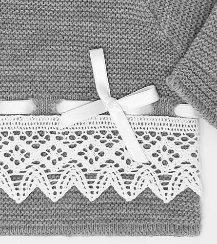 Vista 3 de Conjunto de ropa de punto para bebé recién nacido, traje de punto para niños y niñas