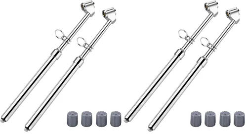 Vista 8 de ATsafepro Medidor de presión de neumáticos para semirremolque, rango de calibre de neumáticos de alta resistencia a 150 PSI/10 bar, medidor