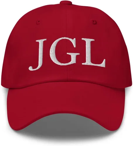 Vista 2 de JGL Gorra bordada blanca sin estructurar 6 paneles baja corona Chapo Guzman Chapito 701 ajustable