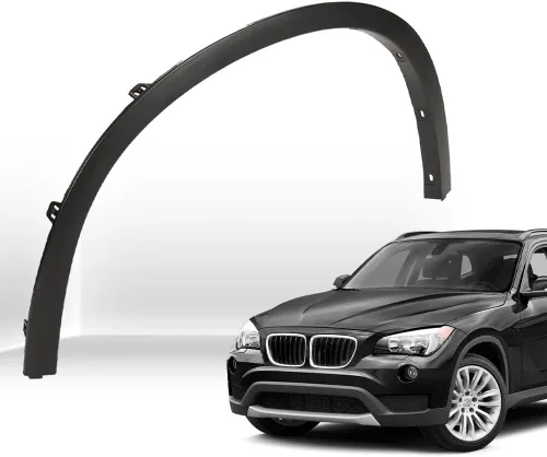 Vista 9 de G-PLUS Molduras de arco de rueda delantera izquierda compatibles con BMW X1 2012 2013 2014 2015, protector de cubierta de rueda delantera