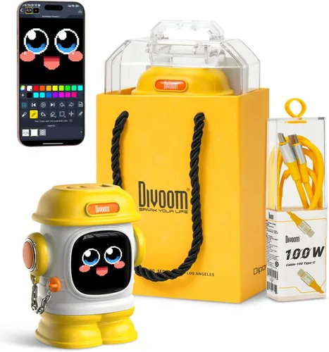 Vista 10 de Divoom Dipow - Cargador USB-C de 65 W, cargador rápido GaN de 3 puertos