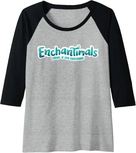 Vista 4 de Enchantimals Logo Raglan - Camiseta de béisbol