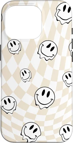 Vista 20 de Retro Swirl - Carcasa para iPhone 17, diseño de cara sonriente feliz