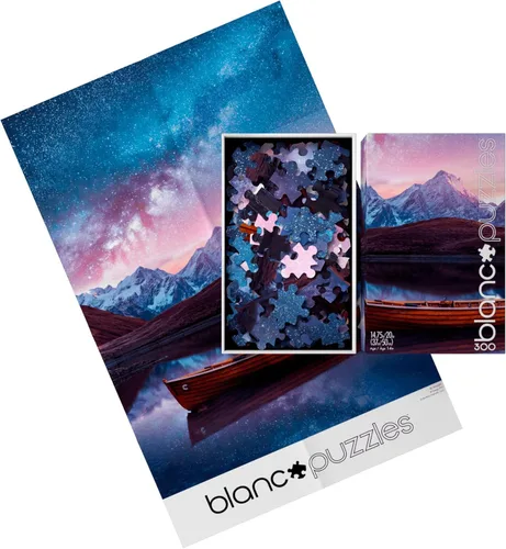 Vista 3 de Blanc Buffalo Games - Diego PH -blanc - Calm Boat - Rompecabezas de 300 piezas para adultos - Rompecabezas desafiante perfecto para noches de juego