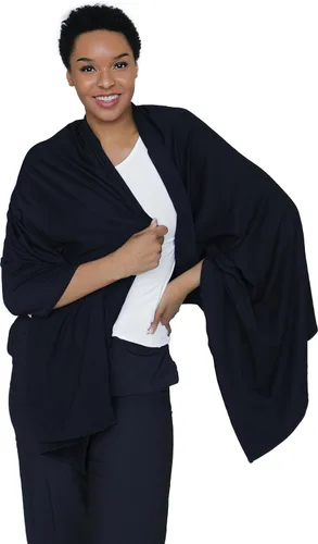 Vista 7 de Coolibar FPS 50+ Unisex Sanibel Everyday Beach Shawl, plántulas, talla única, sólido - Protección solar