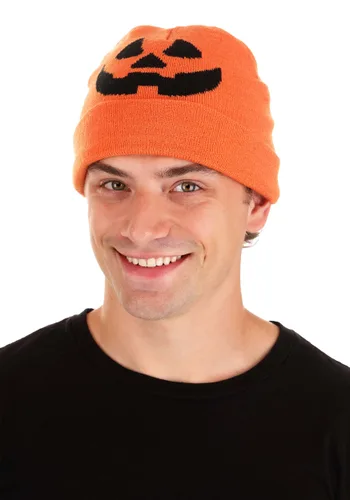 Vista 4 de Gorro de Adulto de Halloween Jack-O-Lantern Multicolor