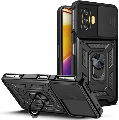 Vista 114 de Compatible con Tecno Camon 18P Bracket Shell, Slide Camera Lens Cover Case Azul