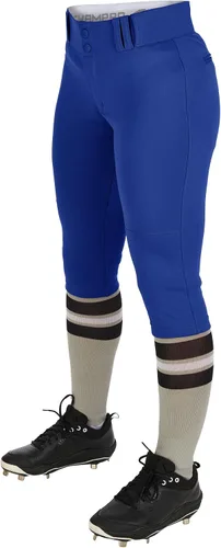 Vista 9 de Champro Girls' Tournament Traditional Low-Rise Softball Knicker Negro