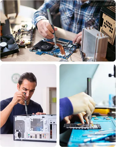 Vista 8 de LIFEGOO Juego de Mini Destornillador Eléctrico, 58 en 1 Destornillador de Precisión Eléctrico Inalámbrico con 50 Puntas Magnéticas Pequeño