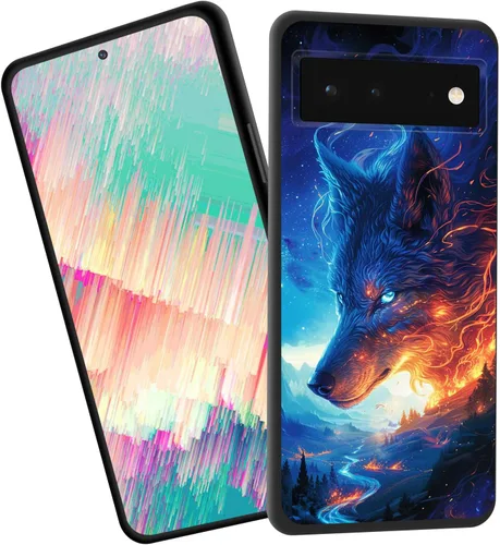 Vista 83 de for Google Pixel 4 XL Case,Slim Shockproof TPU Soft Rubber Silicone Cover Phone Case for Google Pixel 4 XL,Blue Skull Headphone