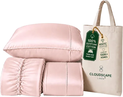 Vista 83 de CLOUDSCAPE LINEN Sábanas de cama individuales de lujo 100% algodón egipcio 01. blanco