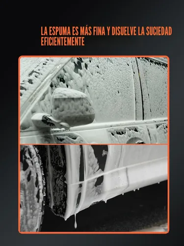 Vista 3 de SPTA Pulverizador de Espuma a Presión, 2.25L/76 oz Pulverizador Eléctrico de Jabón Presurizado Pulverizador de Espuma para Automóvil, Pulverizador