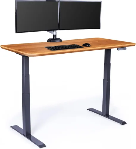 Vista 8 de Vari Classic - Escritorio eléctrico de pie VariDesk ajustable en altura para sentarse/para estar de pie - Escritorio de bipedestación con dos Parte