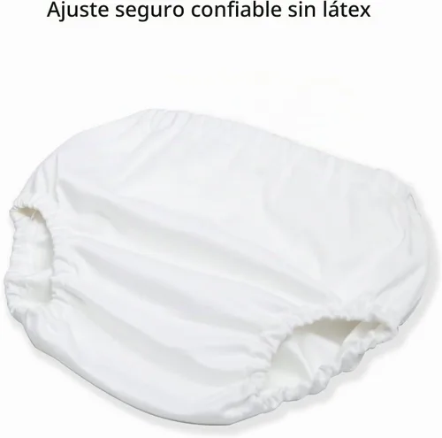 Vista 8 de EZ Moms 4 Paquetes de Ropa Interior de Plástico Suave para Niños Pequeños Cubierta de Pañal Reutilizable para Bebés Niñas Pantalones de Goma