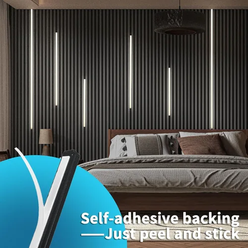 Vista 2 de Kit de iluminación empotrada LED Art3d - 6 piezas de luz LED blanca autoadhesiva con interruptor inteligente, luz táctil de 3000k para paneles
