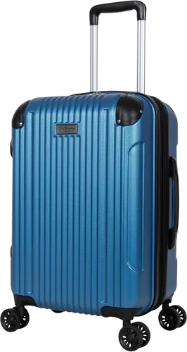 Vista 4 de Ben Sherman Heathrow Hall - Maleta de 8 ruedas extensible y ligera, color gris oscuro, azul (Vivid Blue)), 181557VB