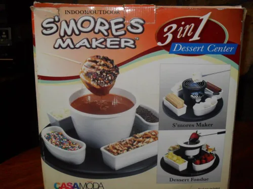 Vista 5 de CASAMODA S'MORES MAKER 3 en 1 CENTRO DE POSTRE