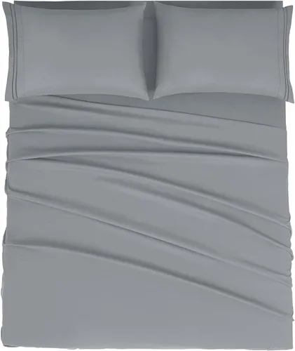 Vista 55 de Mejoroom Juego de sábanas tamaño individual – Sábanas individuales de Hotel Collection – Sábanas y fundas de almohada con sábana bajera de bolsillo