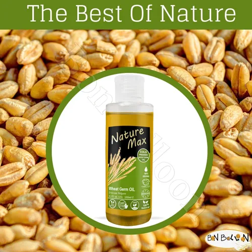Vista 5 de Nature Max Aceite esencial de germen de trigo, aceites esenciales naturales sin diluir puro para el cuidado del cabello y la piel, prensado en frío
