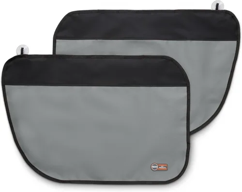 Vista 14 de K&H - Protector de puerta de coche para perros, paquete de 2, 27 x 19 Negro