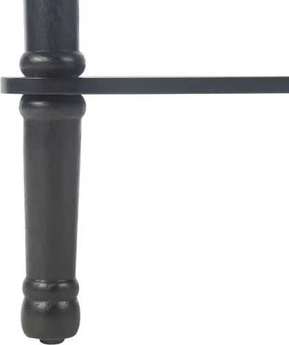 Vista 6 de SAFAVIEH Home Collection Tinsley - Mesa consola con estante inferior rectangular color negro