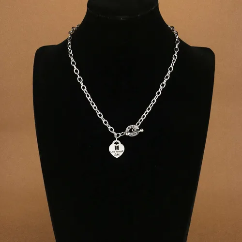 Vista 2 de ARETIS Kpop Bangtan - Collar de regalo para niños Be the best J-HOPE JIMIN JIN JK RM SUGA V Collar Bangtan Boys Lover Jewelry Regalo para niños fans