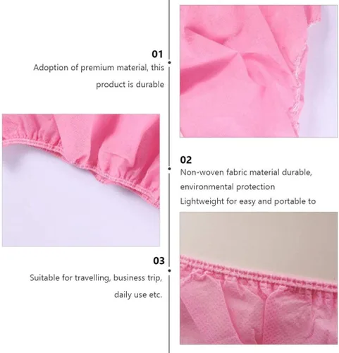 Vista 5 de GALPADA 50 piezas de ropa interior desechable no tejida para mujer, ropa interior desechable para mujer, ropa interior de viaje para incontinencia
