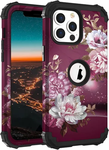 Vista 8 de Hocase Funda para iPhone SE 2022/2020, resistente a prueba de golpes, de plástico duro+goma de silicona, funda protectora híbrida para iPhone SE