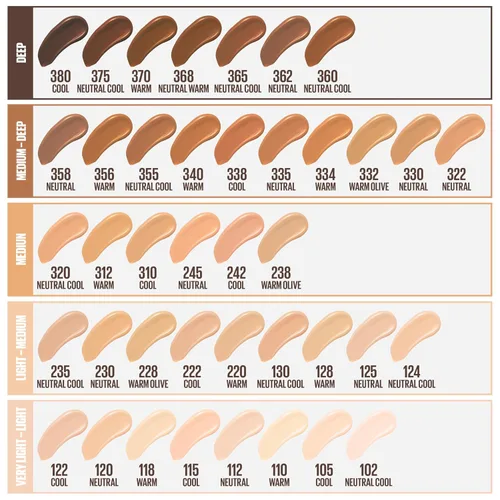 Vista 3 de Maybelline Fit Me Mate + Sin Poros Base Líquida Sin Aceite, Natural Buff, 1 Unidad (El Empaque Puede Variar)