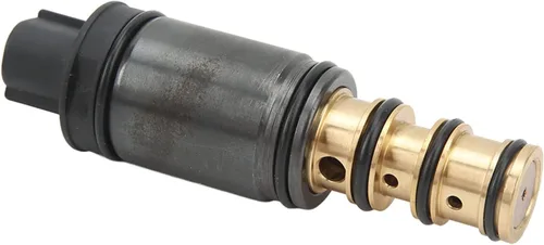Vista 7 de Válvula de control de CA Compresor de CA Válvula de control electrónico Reemplazo del sensor de la válvula electromagnética de aire acondicionado