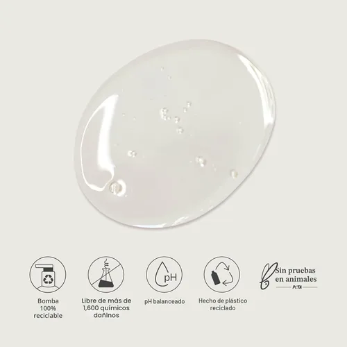 Vista 7 de RENPURE Champú aclarante de vinagre de sidra de manzana y aloe, cabello
