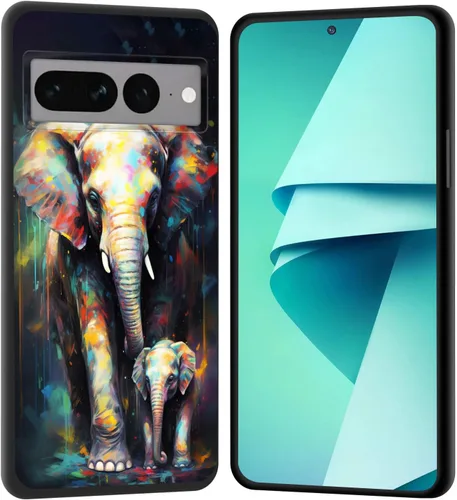 Vista 168 de Funda para Pixel 4 XL, funda de goma de silicona suave a prueba de golpes, funda protectora de cuerpo completo para Google Pixel 4 XL, ciervo