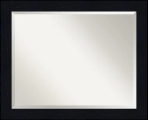 Vista 14 de Amanti Art Espejo de baño azul para sobre el fregadero, espejo de tocador rectangular azul marino Shiplap de 24 x 20 pulgadas, marco de madera
