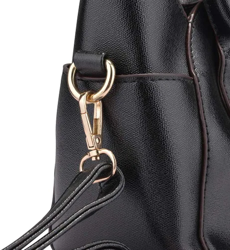 Vista 4 de QZUnique - Bolso cruzada de hombro con asa superior para mujer, diseño de gato