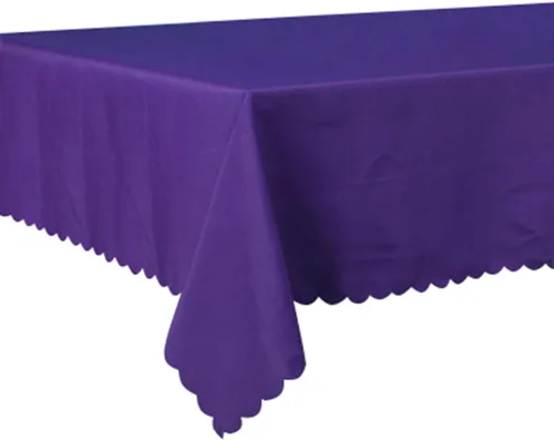 Vista 16 de Queenbox - Mantel rectangular rectangular de poliéster para bodas, fiestas, hoteles, restaurantes