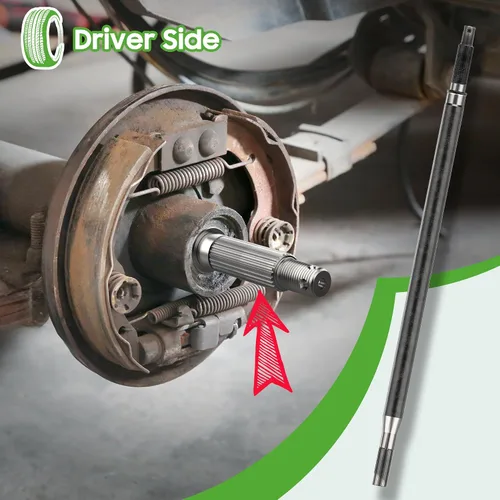 Vista 4 de 10L0L 20377G11 Eje trasero del lado del conductor del carrito de golf con kit de sello de cojinete para EZGO TXT/Medalist Electric1994-2013
