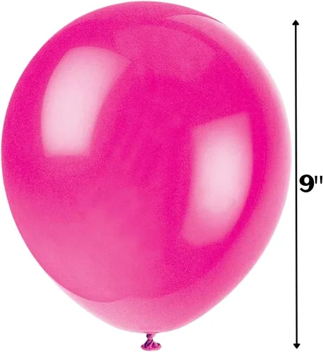 Vista 2 de Globos de látex surtidos, 9 pulgadas (paquete de 20) – Decoraciones de fiesta vibrantes y de alta calidad, perfectos para cualquier celebración