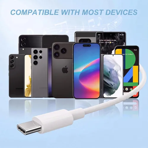 Vista 7 de USB C Wired Headphones for iPhone 17/16/15 Pro Max