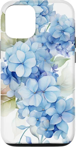 Vista 27 de Funda para iPhone 11 con patrón de acuarela de hortensias